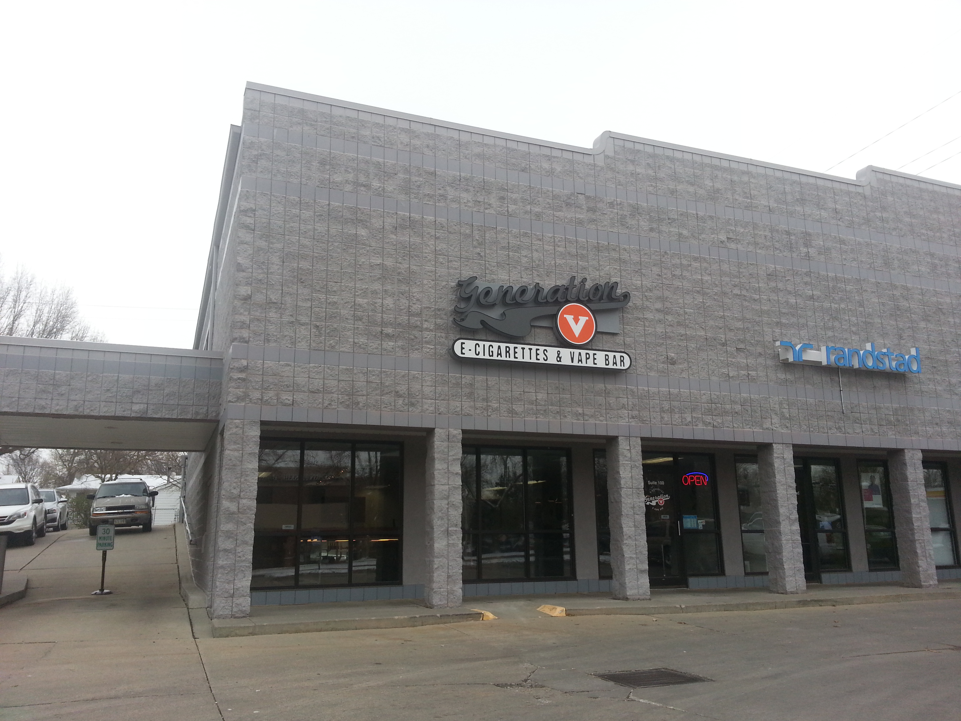 A vape shop in Lincoln, Nebraska, United States.