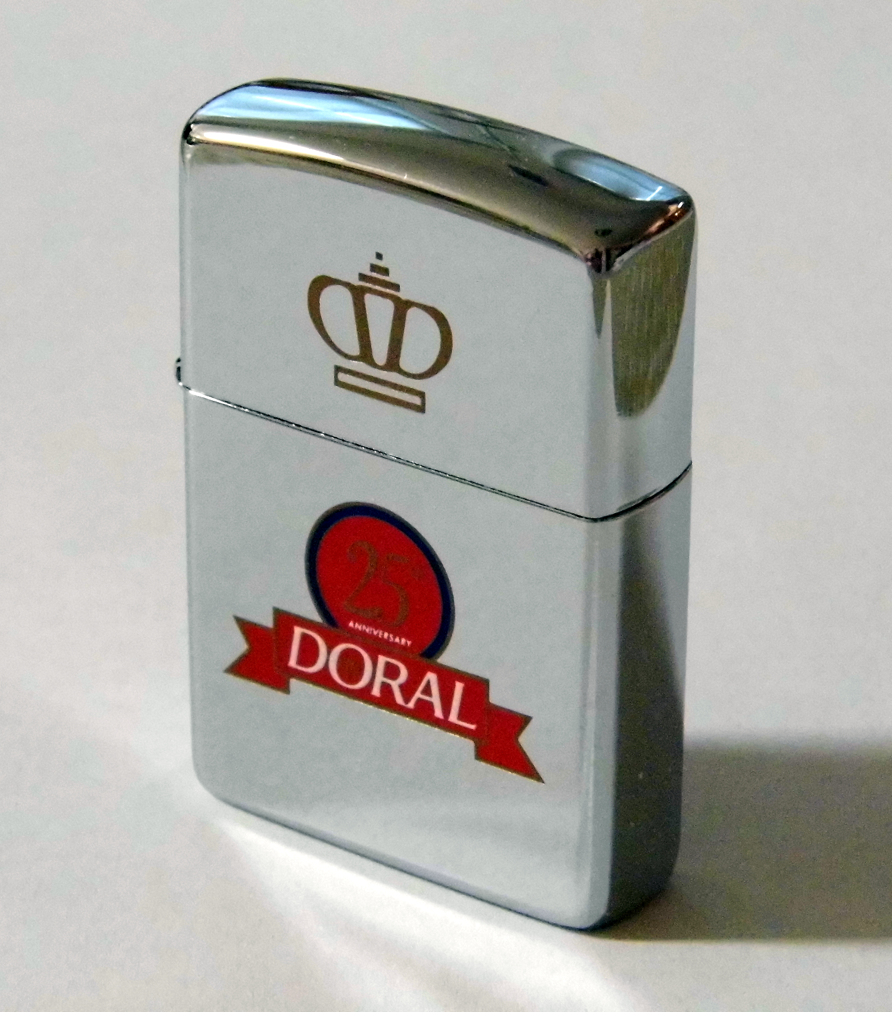 File:Vintage Zippo Cigarette Lighter Commemorating the 25th