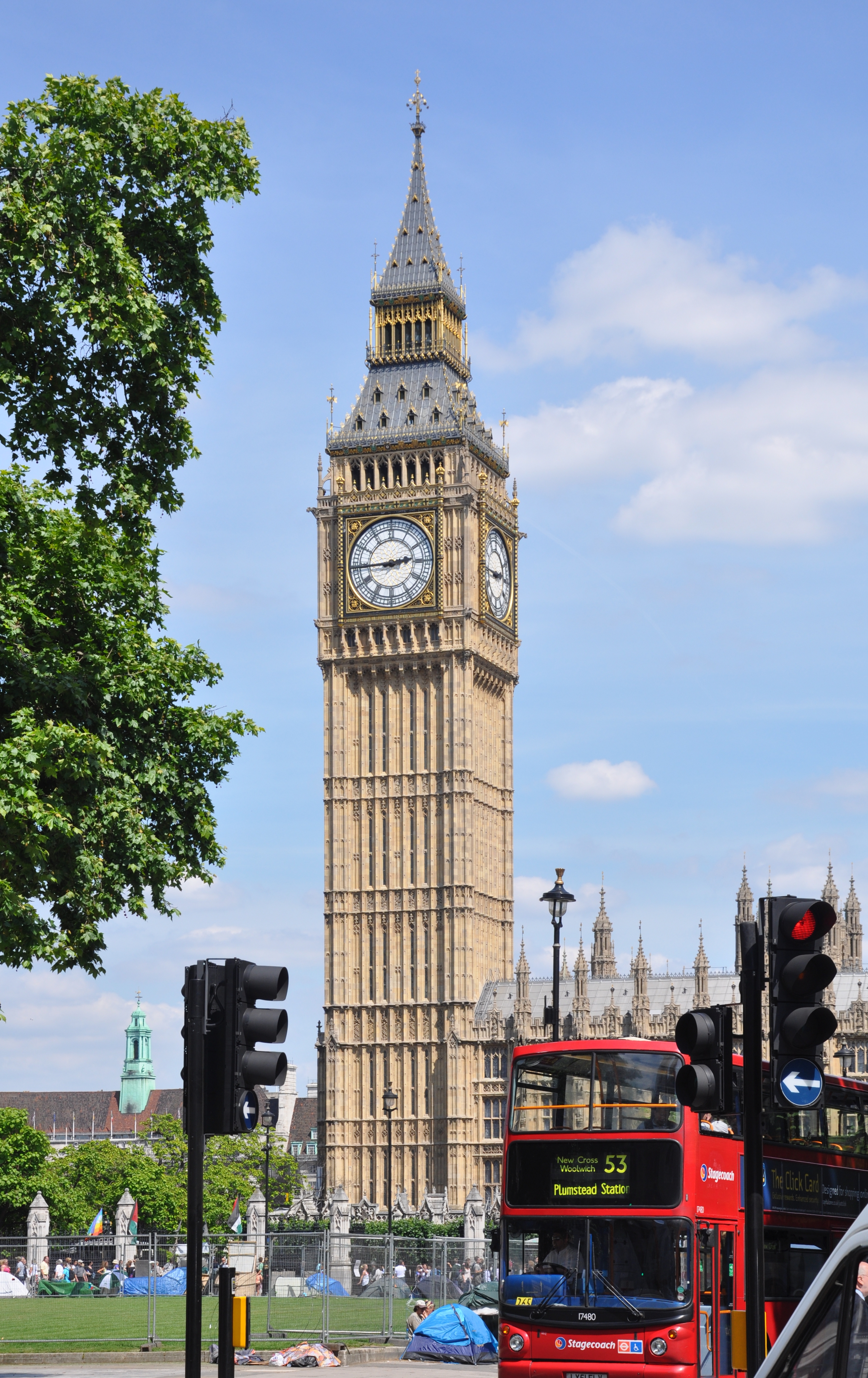 Лондон башня с часами