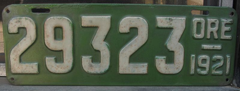 File:1921 Oregon license plate.jpg