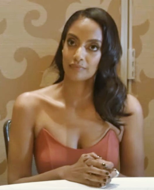 Tesfai at the 2019 [[San Diego Comic Con]] ''Supergirl'' Roundtable