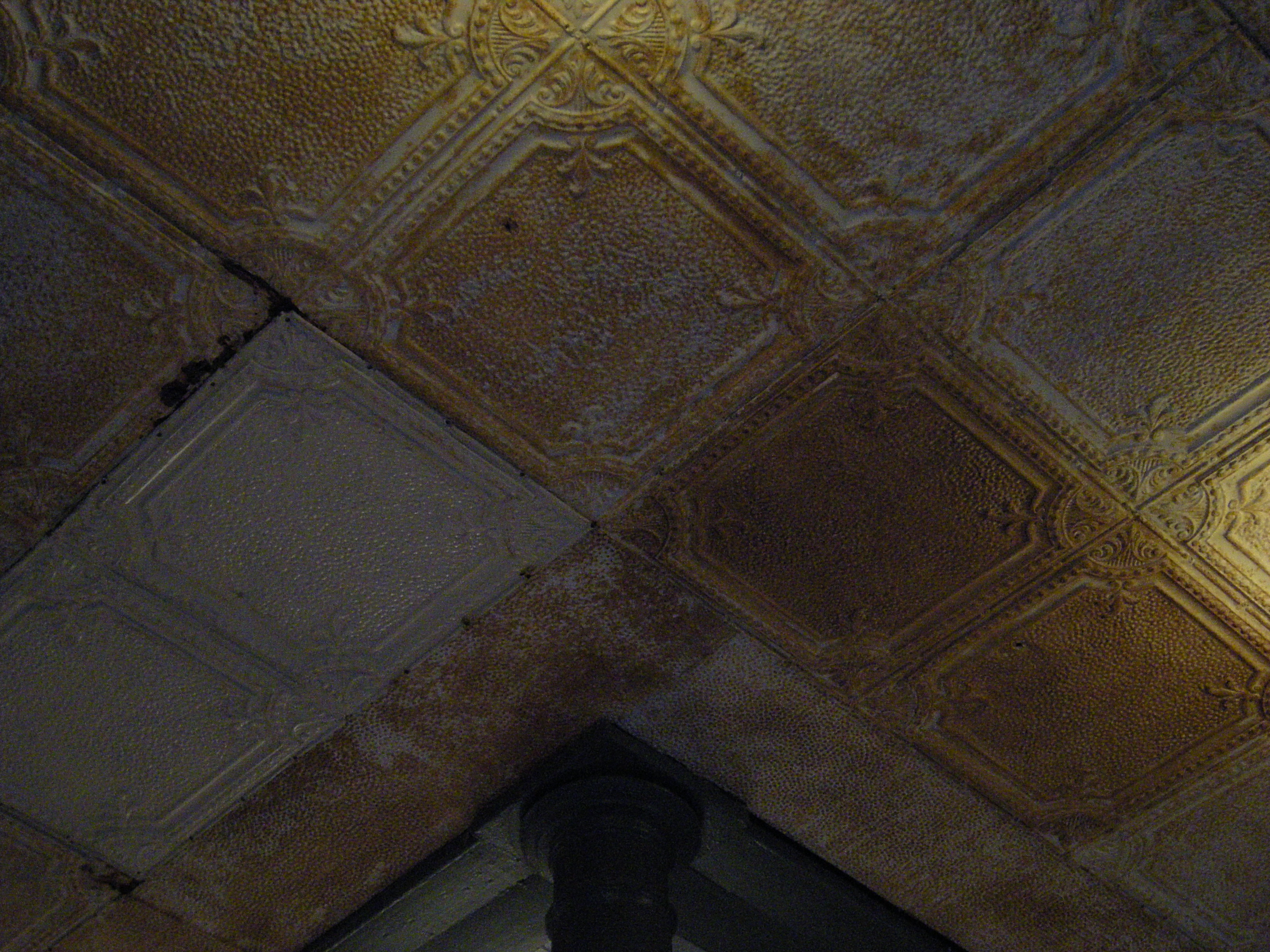 Tin Ceiling Wikipedia, Can You Put Tin Ceiling Tiles Over Popcorn