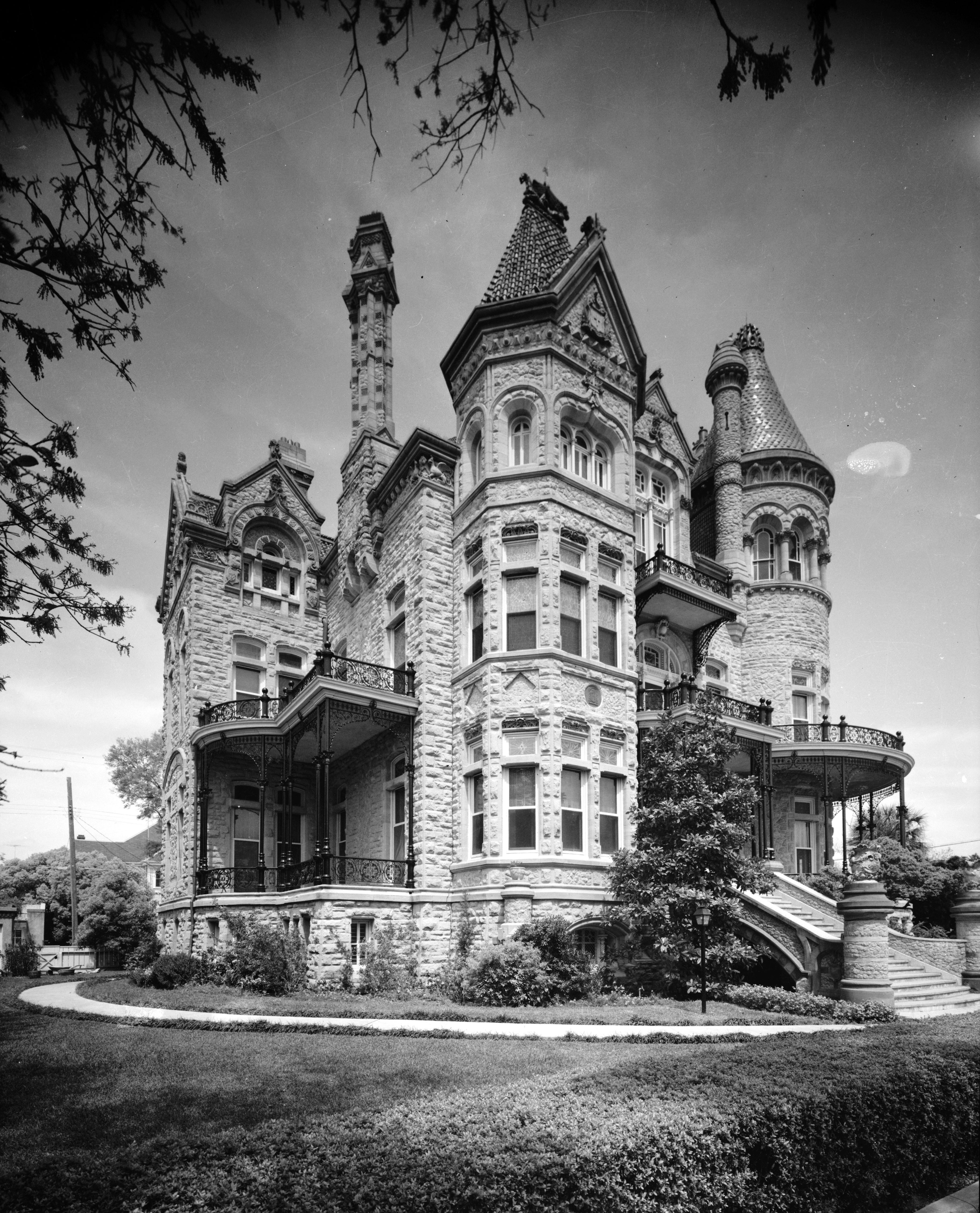 O Palácio Do Bispo, Em Galveston, Texas Imagem de Stock Editorial