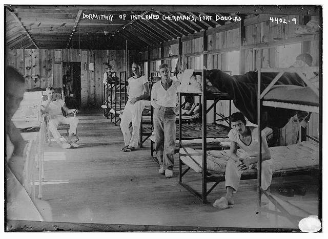 File:Dormitory Interned Germans World War I.jpg