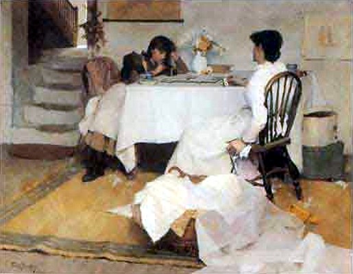 File:Frank Bramley - Domino! 1886.jpg