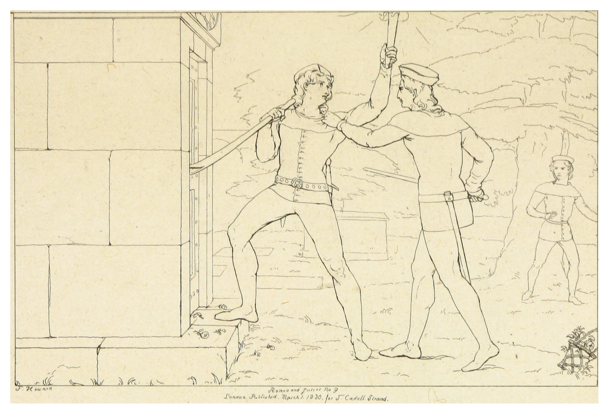 Ромео и Джульетта рисунок битвы