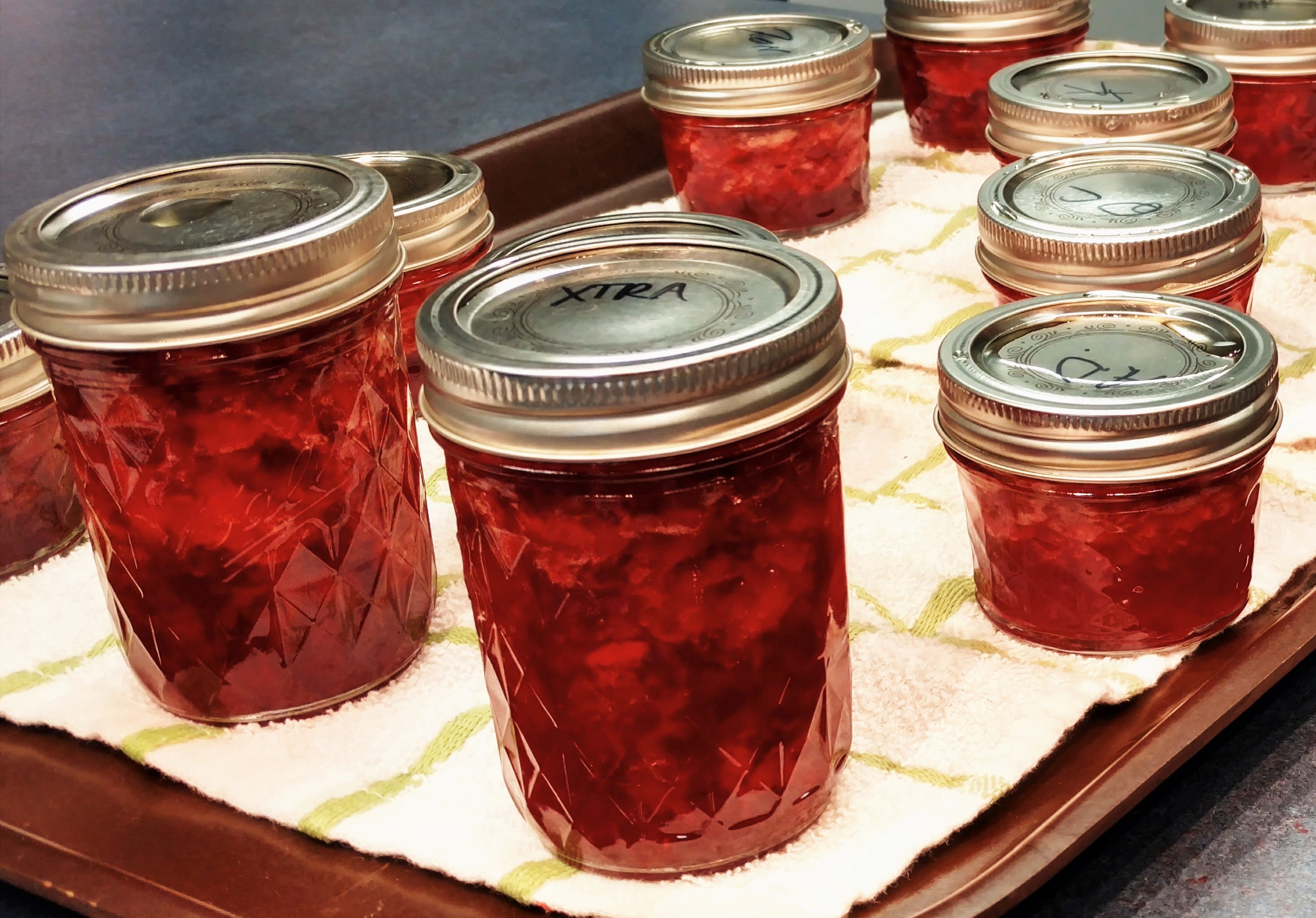 Home canning. Jam category.