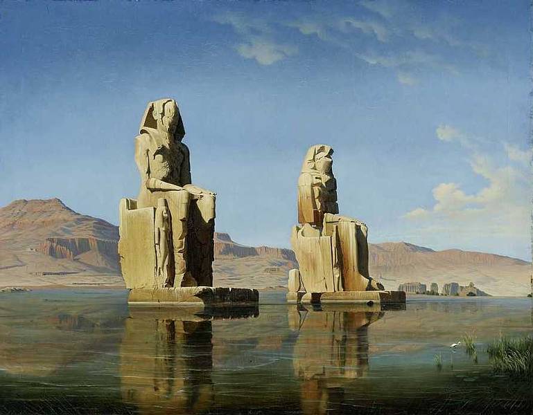 File:Hubert Sattler Kolosse des Memnon 1846.jpg