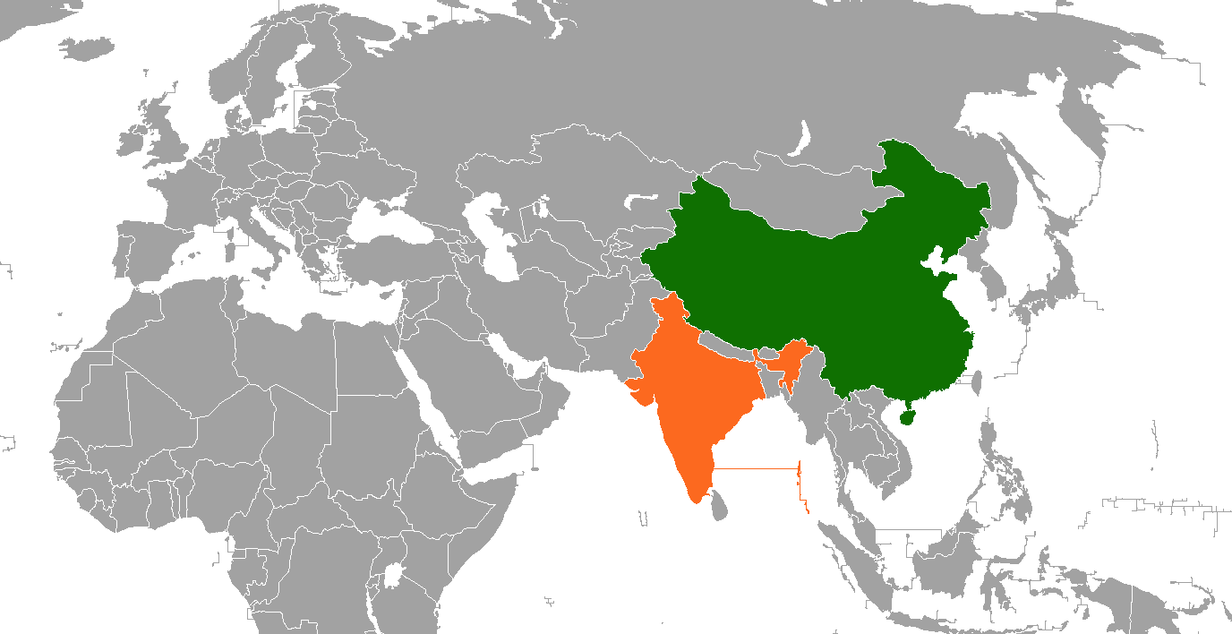 India Map According To China China–India Relations - Wikipedia