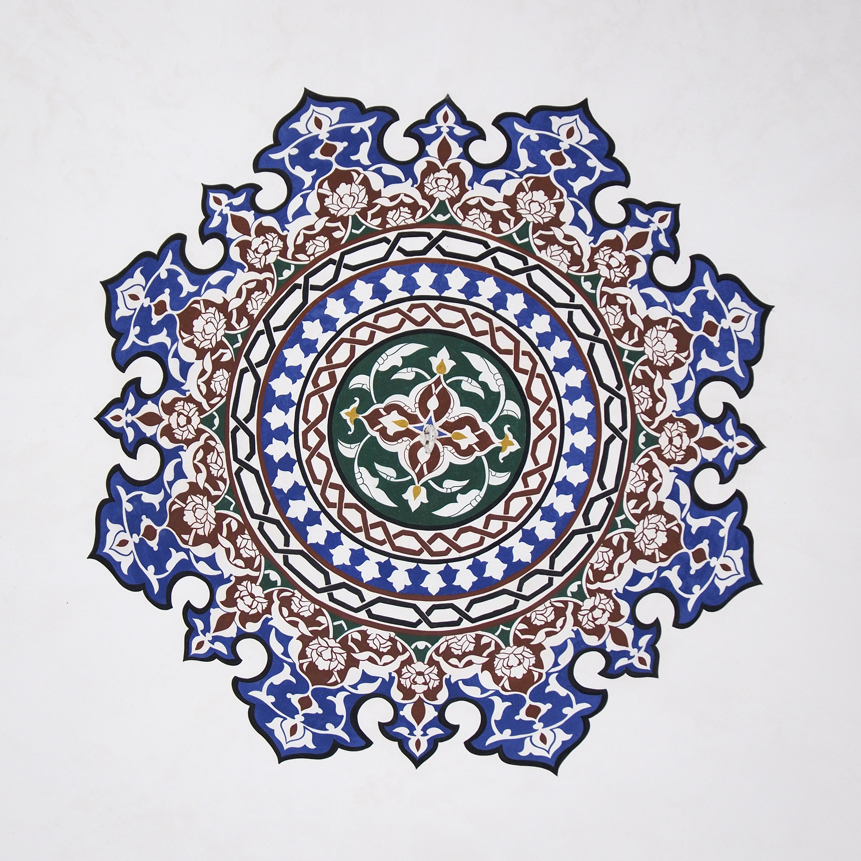 Мусульманская звезда восьмиконечная орнамент