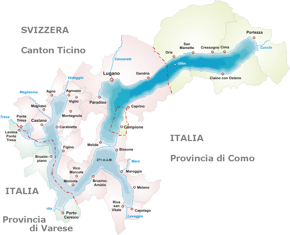 lugano karta Luganosjön – Wikipedia lugano karta