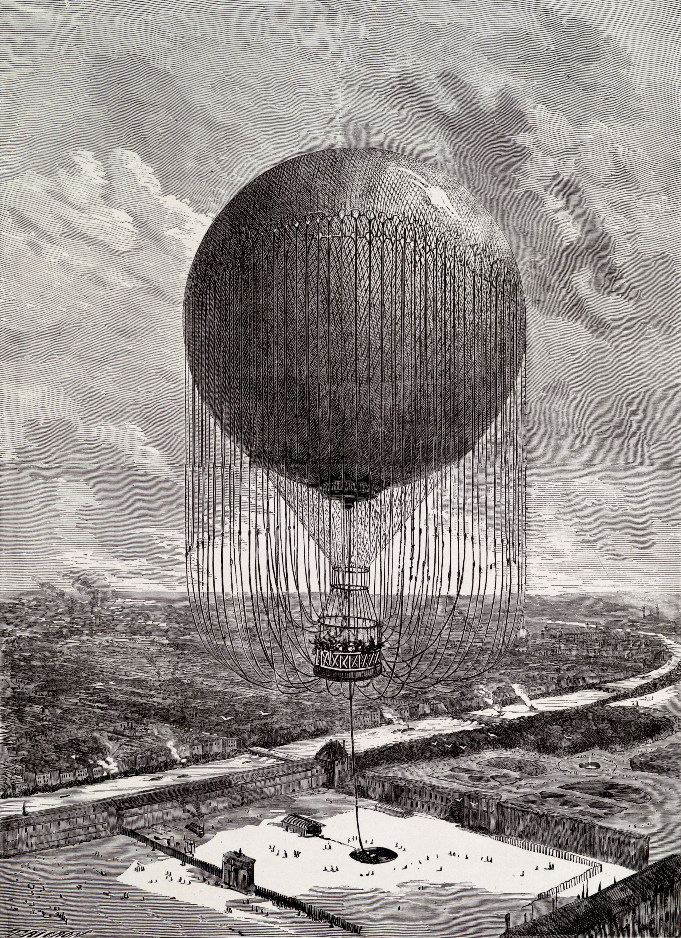 File:Le grand ballon captif de la cour des Tuileries.jpg - Wikimedia Commons