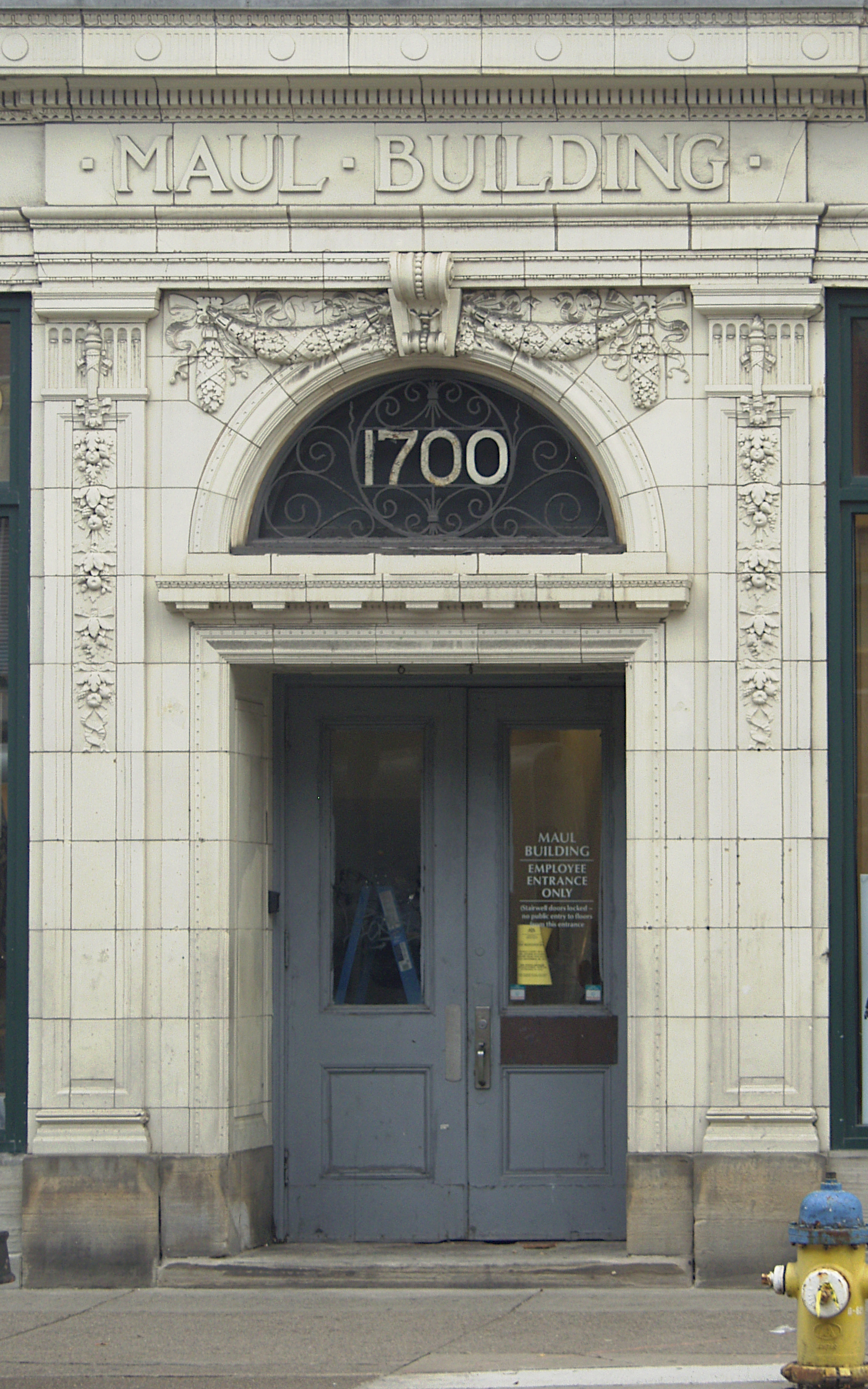 File Maul Building entrance South Side Pittsburgh 2019 09 23