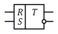 Условное графическое обозначение асинхронного RS-триггера.