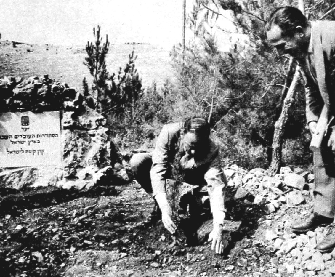 Sinatra planting tree 1962.jpg