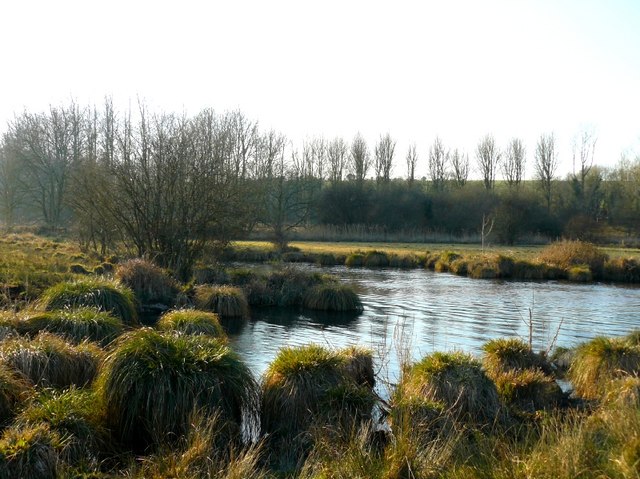 Wherwell - Pond - geograph.org.uk - 695223