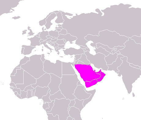 arabian peninsula world map