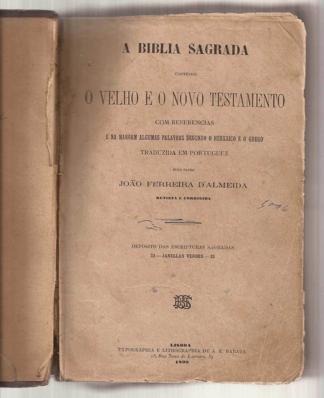 Ficheiro:Bíblia Sagrada João Ferreira de Almeida 1899.jpg ...