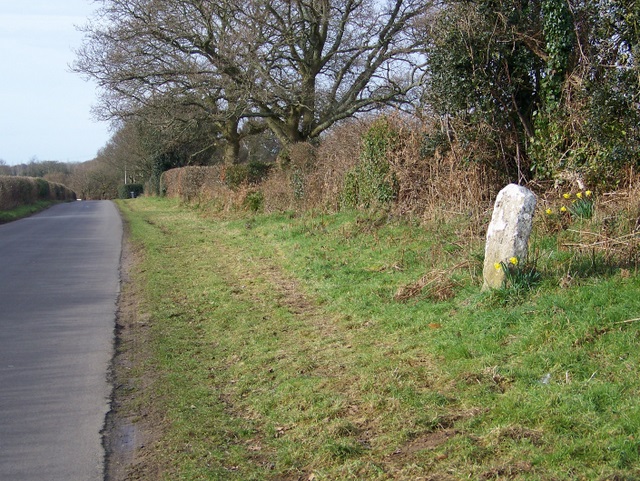 File:Boundary stone near Lytchett Matravers - geograph.org.uk - 1692279.jpg