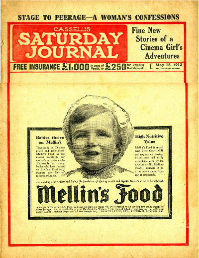 Front cover page of the Cassell's Saturday Journal, May 18, 1912 issue.