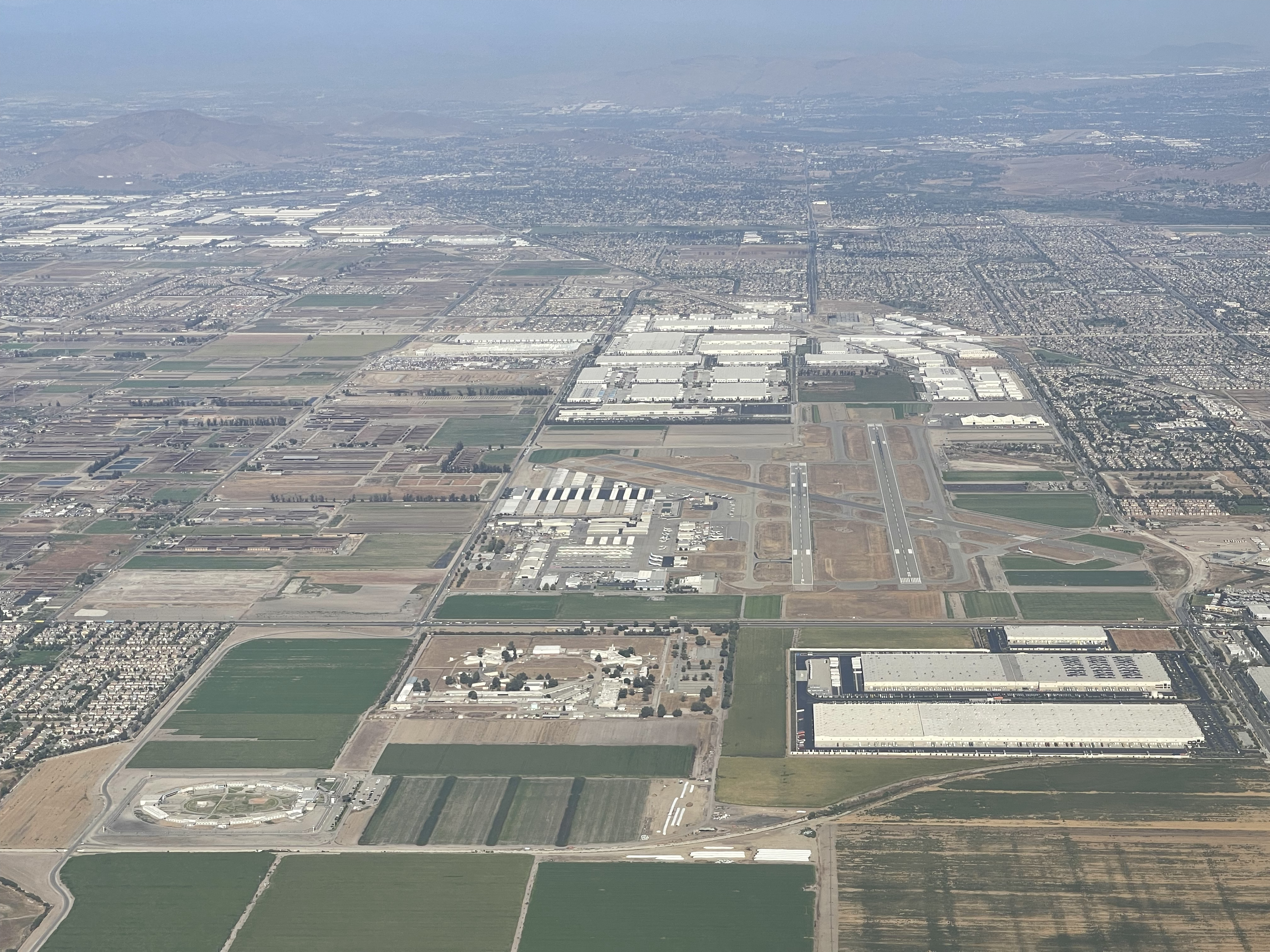 Chino Airport Aerial View