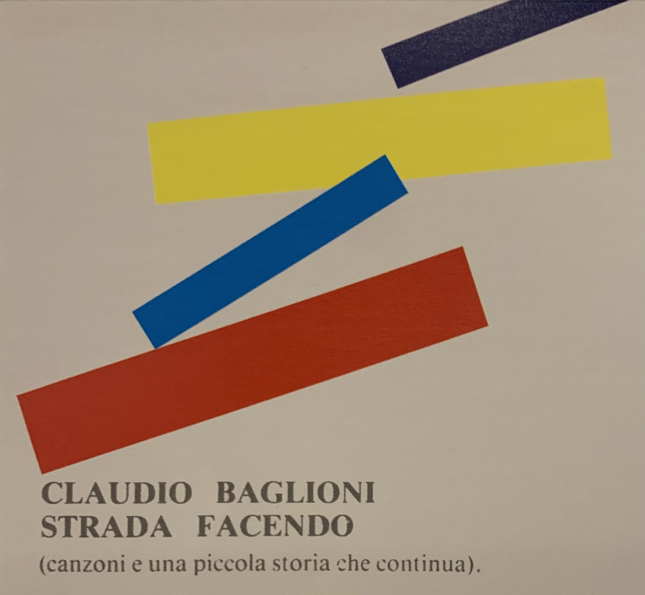Strada facendo (album Claudio Baglioni) - Wikipedia