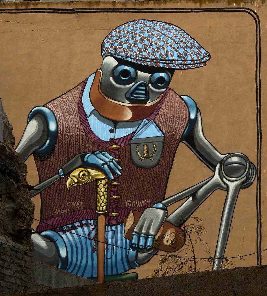 Kalkun bekræft venligst Picket File:Graffiti de robot en Cartagena.jpg - Wikimedia Commons