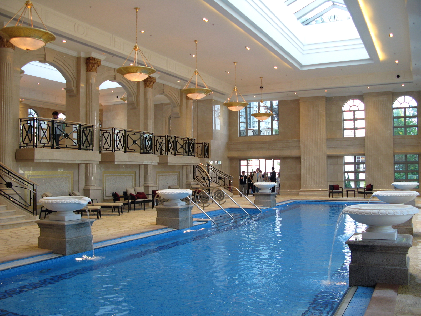 Indoor Pool And Hot Tub