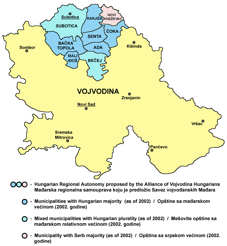 Воеводина сербия карта