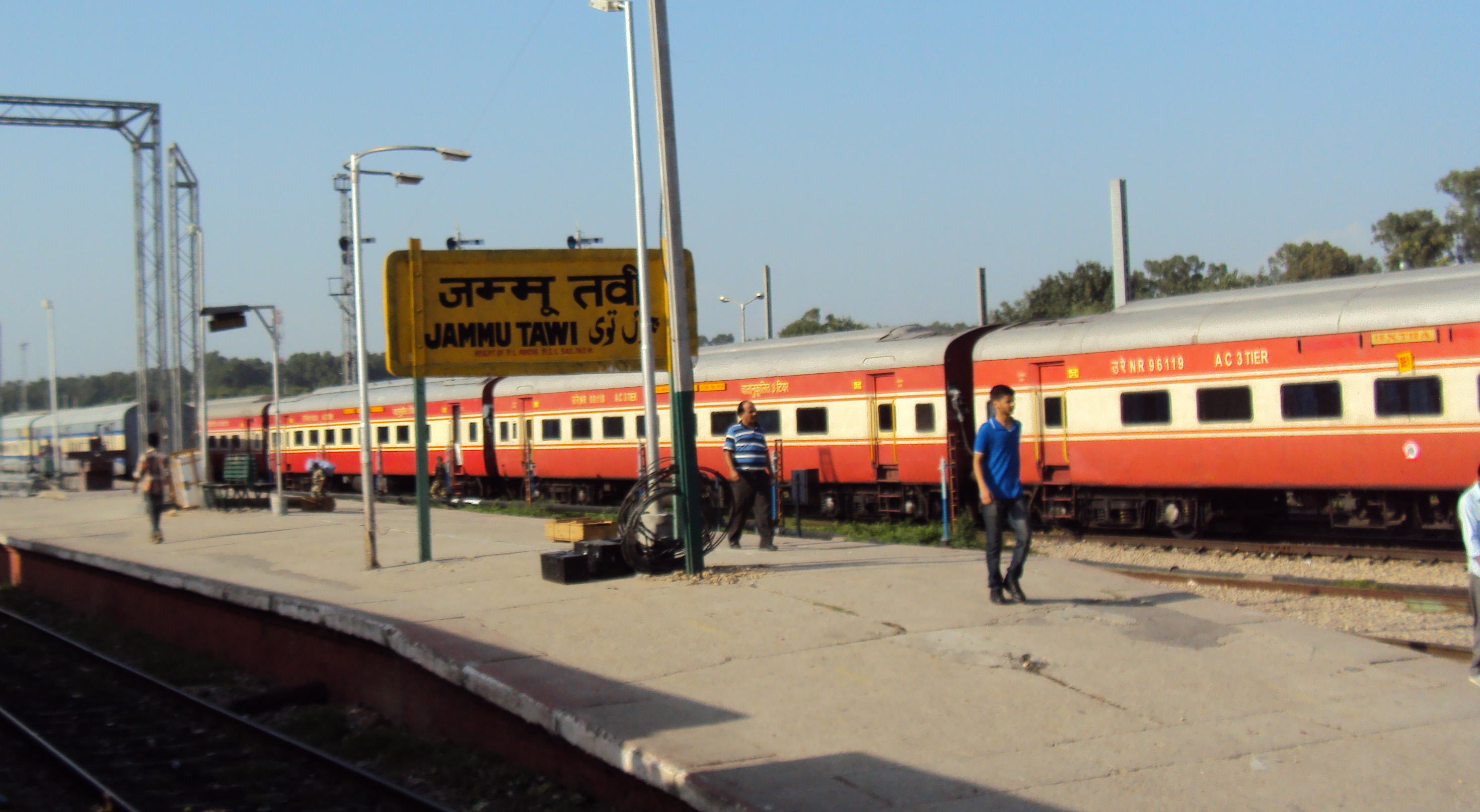 Jammu Tawi Express Fare Chart