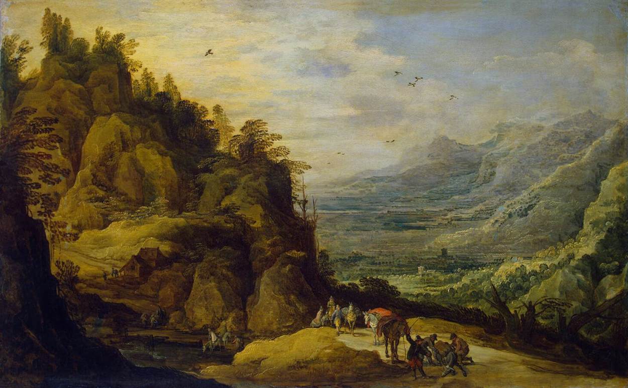 Mountainous Landscape with Figures and a Donkey - Wikipedia