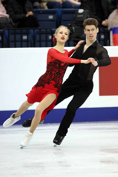 Juulia Turkkila and Matthias Versluis at the 2019 European Championships - RD