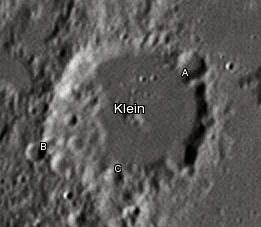 A Klein (kráter) cikk szemléltető képe