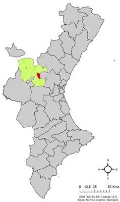 Localització del Villar respecte del País Valencià.png
