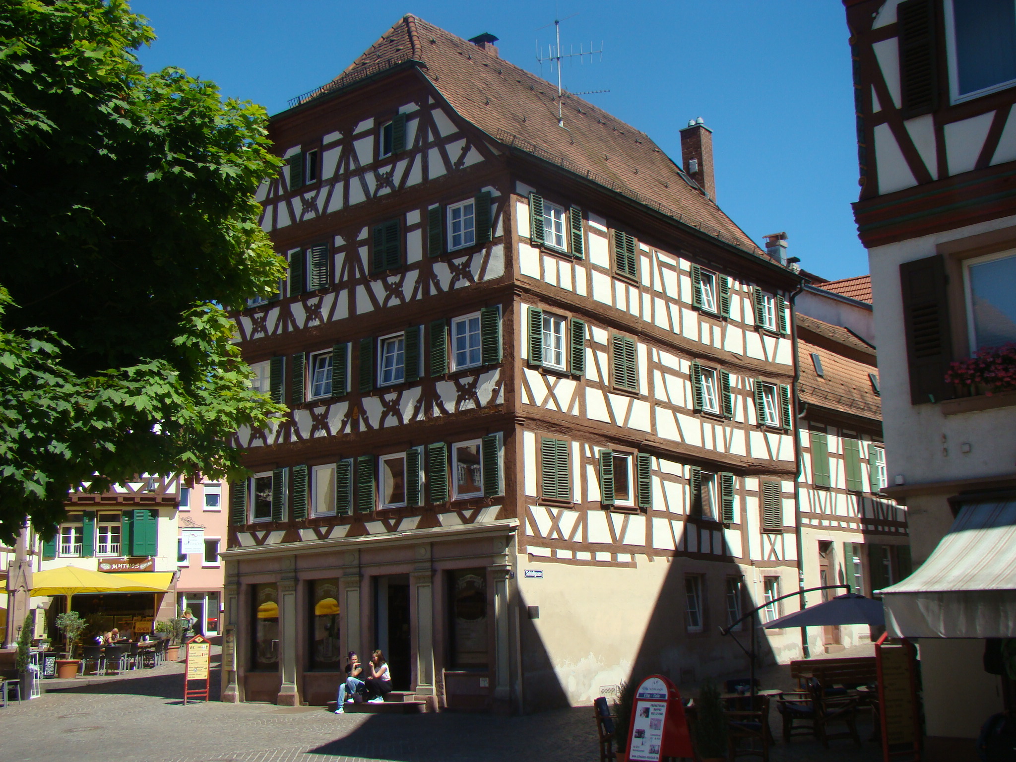 Mosbach, Haus Lindenlaub am Marktplatz