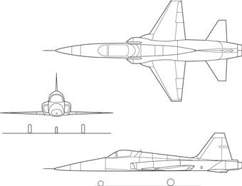 File:Northrop F-5 3-view.jpg