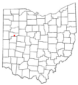 Location of Fryburg, Ohio OHMap-doton-Freyburg.PNG