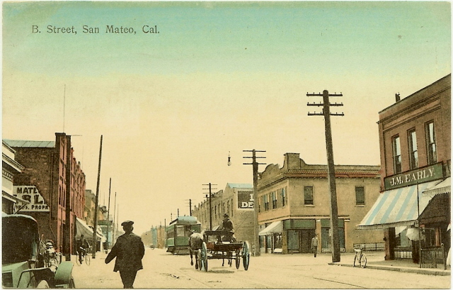 File:PostcardSanMateoBStreetCirca1909.jpg