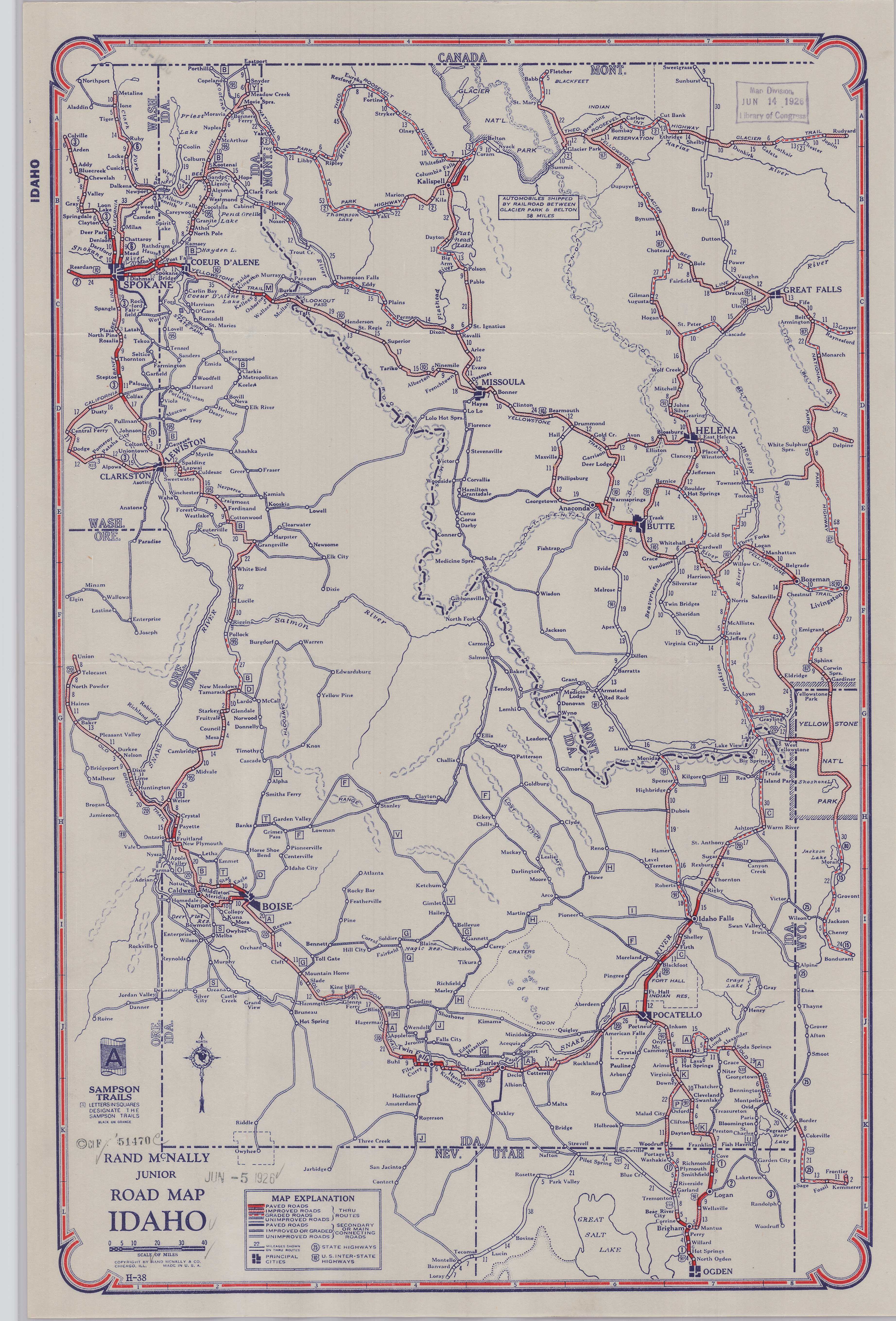 road atlas of idaho