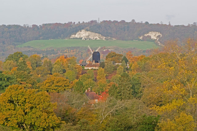 File:Reigate Heath Windmill in Autumn - geograph.org.uk - 2147152.jpg