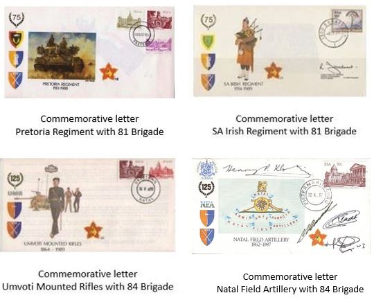 SADF era 8th Armoured Division commemorative letters 1988 SADF era 8th Armoured Division commemorative letters 1988 ver 2.jpg