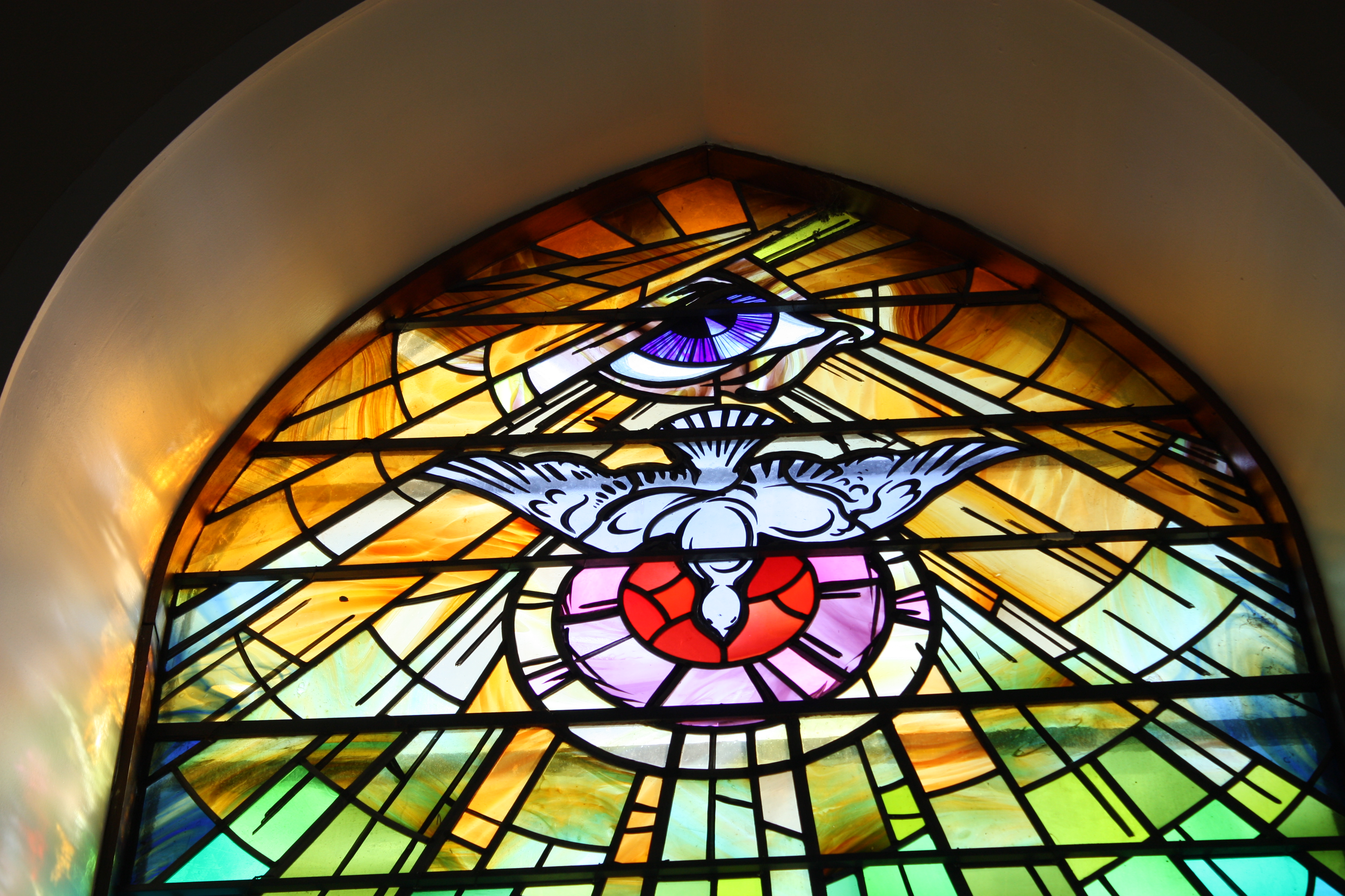 type family symbol Church, glass, September Family Holy Stained Teconnaught, Description