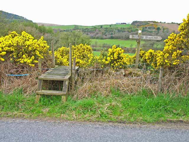 Stile on the Southern Upland Way - geograph.org.uk - 163852