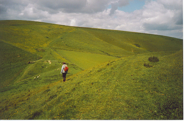 Tan Hill from Rybury Hillfort. - geograph.org.uk - 185597