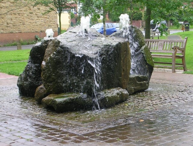 The Burley Fountain - Main Street, Burley - geograph.org.uk - 911279
