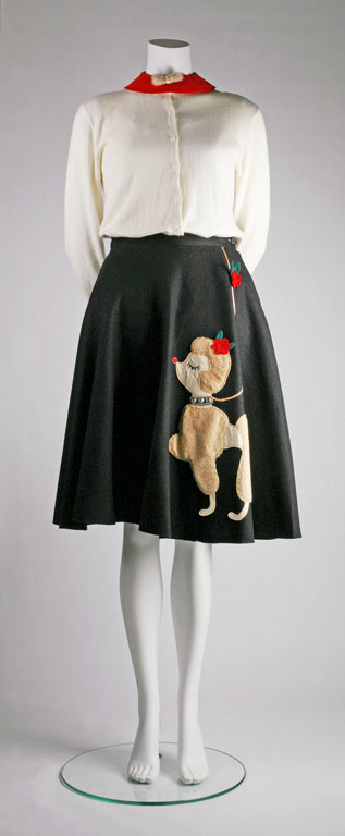 A 1950s poodle skirt