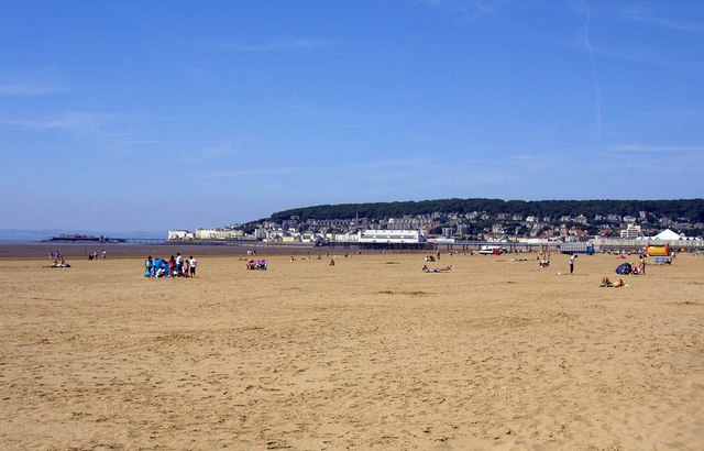 File:The beach at Weston Super Mare - geograph.org.uk - 1298989.jpg