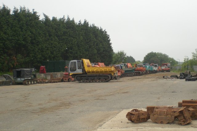 File:Tracked dumper hire depot - geograph.org.uk - 462869.jpg