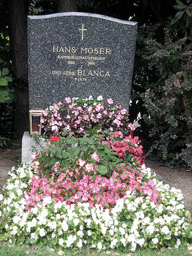 Grab von Hans Moser