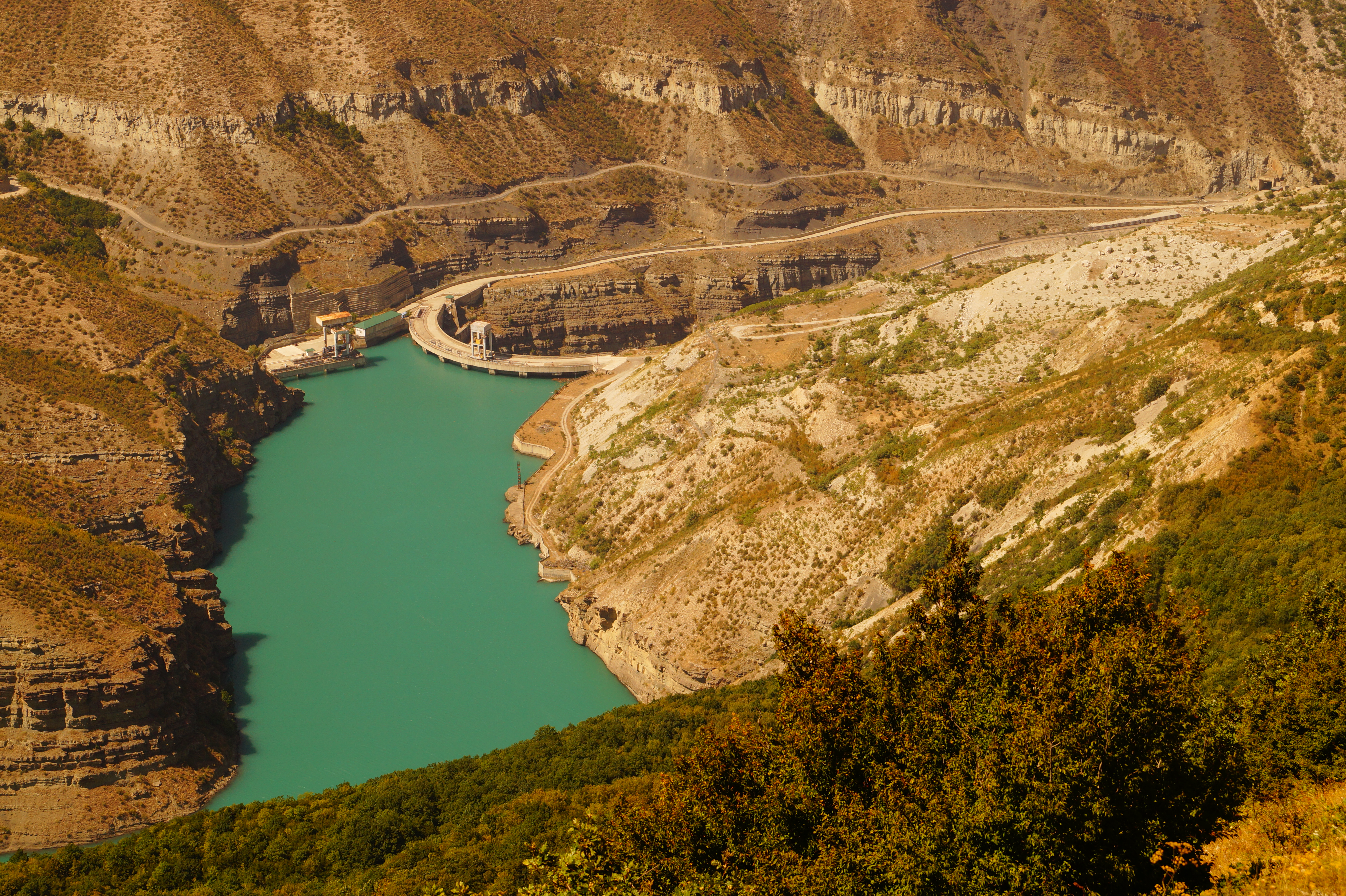 Сулакский каньон гидроэлектростанция
